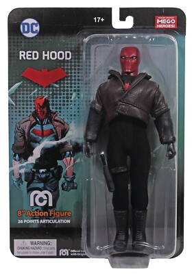    MEGO DC HEROES RED HOOD PREVIEWS Exclusive 8IN ACTION FIGURE *NEW