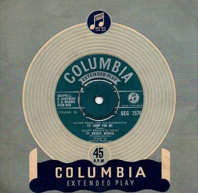 Count Basie And His Orchestra:Jump for me:4 Tracks:UK Columbia:1955