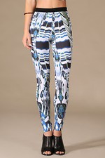 Jealous Tomato Blue Printed Pants