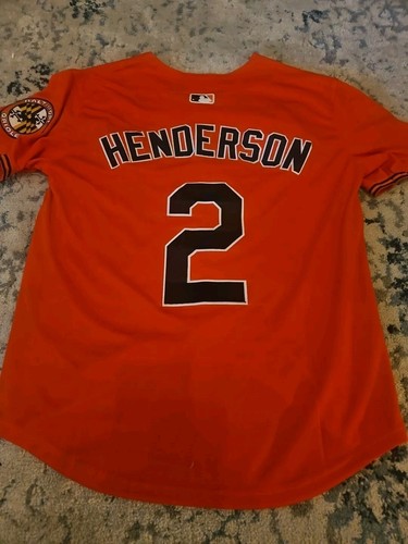 Gunnar Henderson Orioles Crab And BROOKS #5 PATCH Medium STITCHED Orange - Picture 8 of 9
