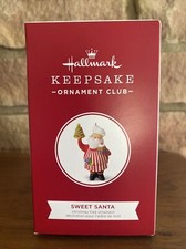 Hallmark Keepsake Ornament Club KOC 2018 Sweet Santa Member Exclusive New MIB