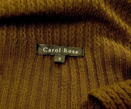 Carol Rose Suéter Marrón Talla 8 Manga Larga ## Foto 4 de 4