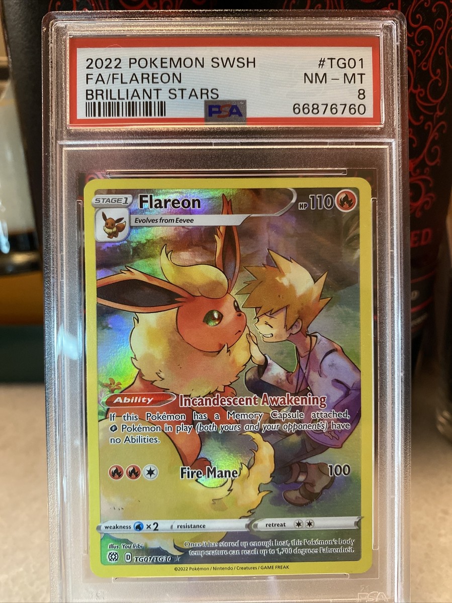 67429178 FLAREON 2022 Pokemon Sword & Shield TG01 Brilliant Stars