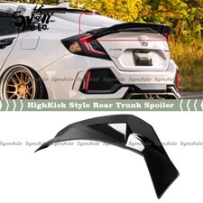 Fits 16-2021 Honda Civic Sedan Glossy Black Highkick Duckbill Trunk Spoiler Wing Fits 16-2021 Honda Civic Sedan Glossy Black Highkick Duckbill Trunk Spoiler Wing