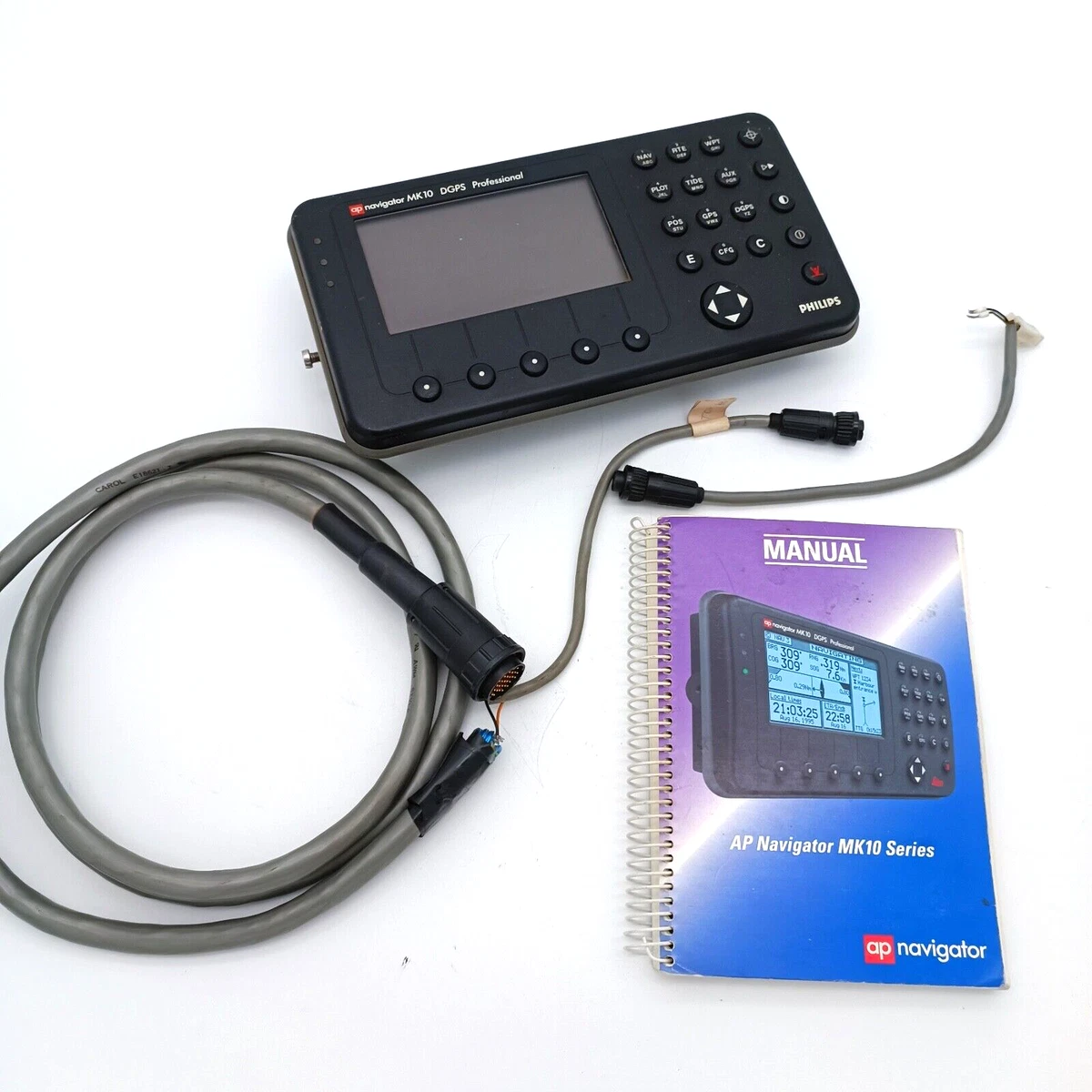 PHILIPS MK10 DGPS / DANTRONIK APN GPS Navigator + Cables - PERFECT.