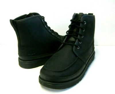 UGG NEUMEL HIGH MOC WEATHER MEN BOOTS LEATHER BLACK US 12 /UK 11 /EU 45