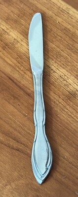 Gorham Stegor CHANSON Stainless Set of 4 Teaspoons USA Glossy Flatware - 6