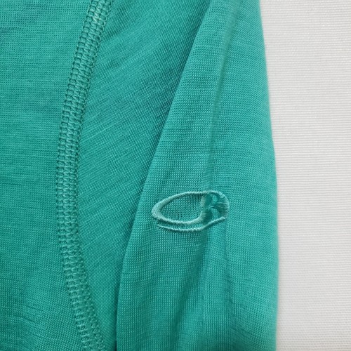 Icebreaker Top Womens Medium Green 200 Merino Wool Base Layer Crewneck Outdoor - Picture 7 of 14