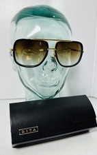 Dita MACH ONE DRX-2030B-59 Black  Gold Gradient Unisex Sunglasses