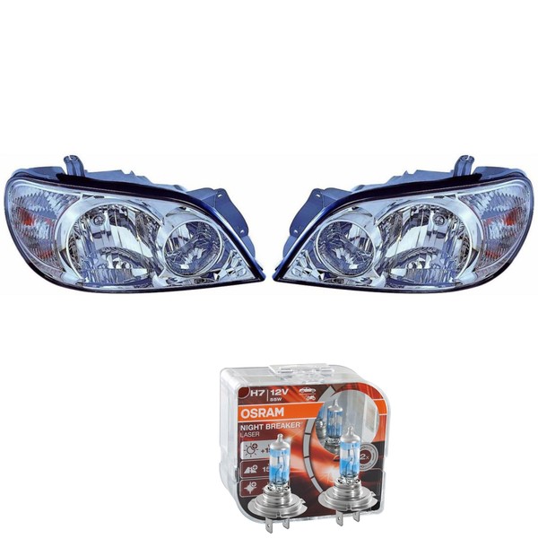 Halogen Scheinwerfer Set H7/H7 FüR KIA Carnival II I Inklusive Lampen-image
