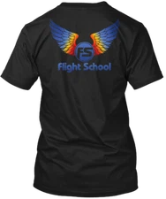 Flight School T-Shirt Made in the USA Size S to 5XL