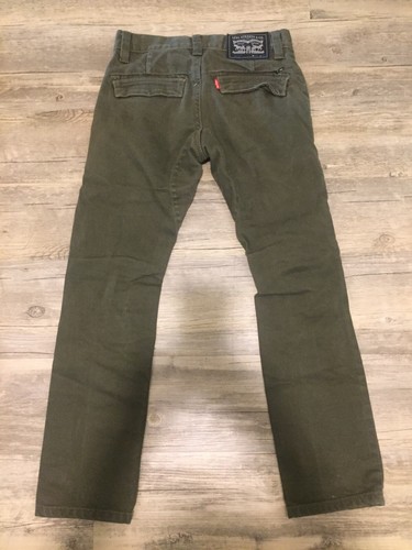 Boys Levis 511 Slim Green Khaki Size 10 Reg W25 L25 Great For Boy Scout Uniform - Picture 2 of 8