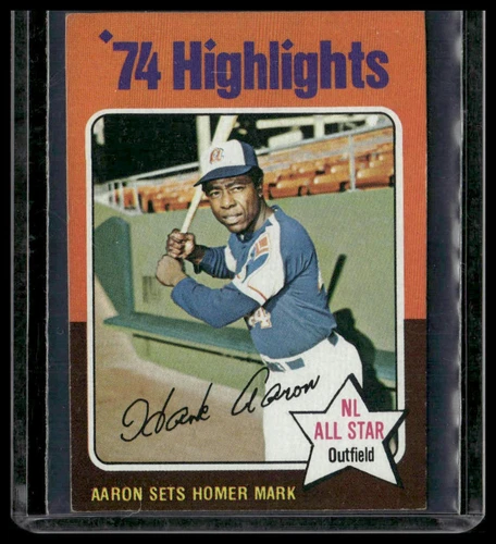 1975 Topps #1 Hank Aaron Atlanta Braves