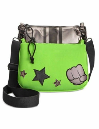 NEW $75 Ideology 2-in-1 Crossbody Bag Grey Black Lime Pink Handbag Pouch - Picture 14 of 15