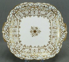 Coalport Adelaide Shape Pattern 4/89 Gold Floral Scrollwork Bread & Butter Plate