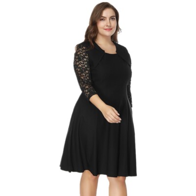 Hot-selling Hot Style Lace Stitching Dress | eBay