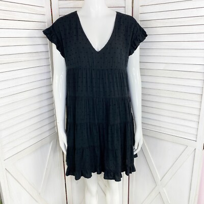 knee length dresses for ladies Clip-Dot Puff-Sleeve Mini Dress White / Xs