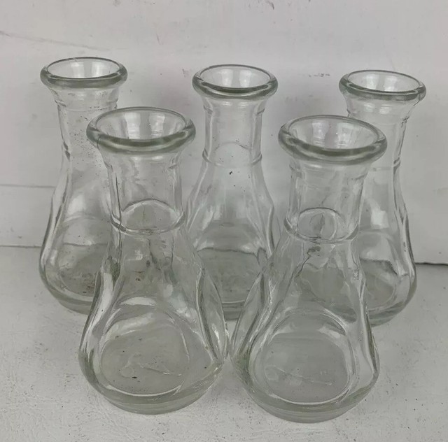 Libbey 5058 Glass 1 5 Ounce Pinch Decanter Bud Vase One Dozen