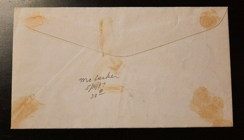 1940 FDC 50th Anniversary Idaho Hand Painted Boise ID Cincinnati OH - Picture 2 of 2