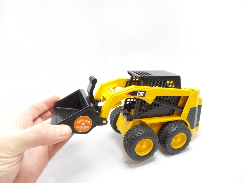Bruder Toys Caterpillar CAT Skid Steer Skidsteer Loader Bobcat Germany - Image 2 of 4