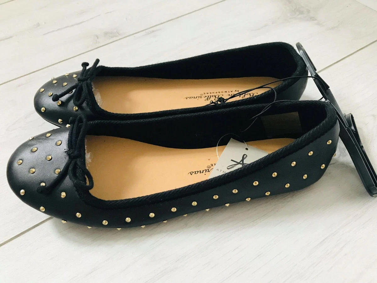 Studded ballerina deals flats