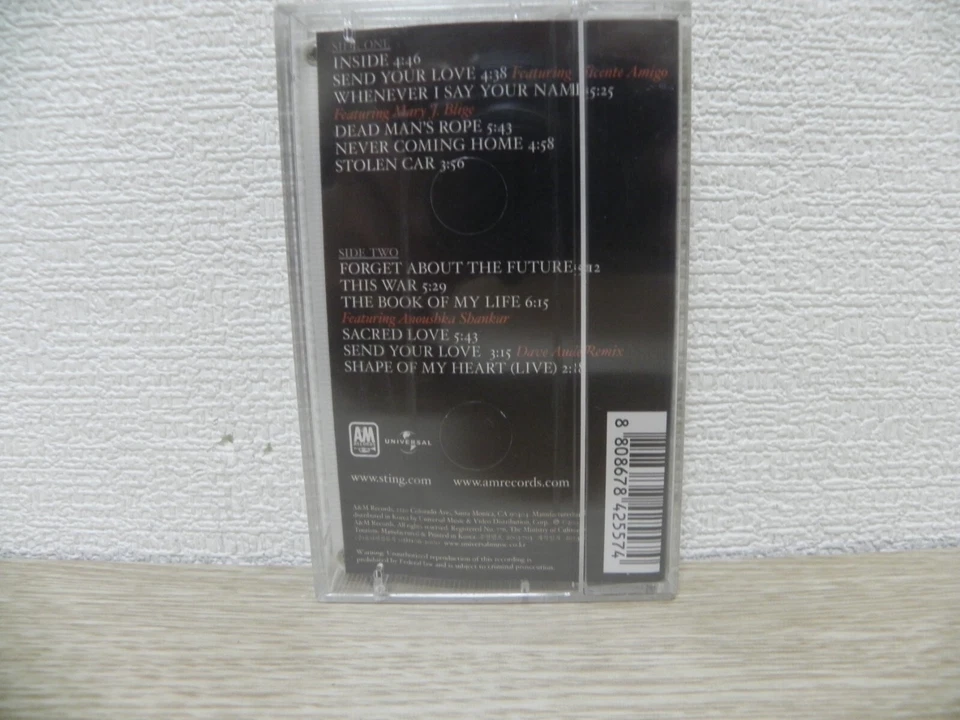 Sting - Sacred Love 2003 KOREA Cassette Tape / SEALED NEW - Image 3 of 3