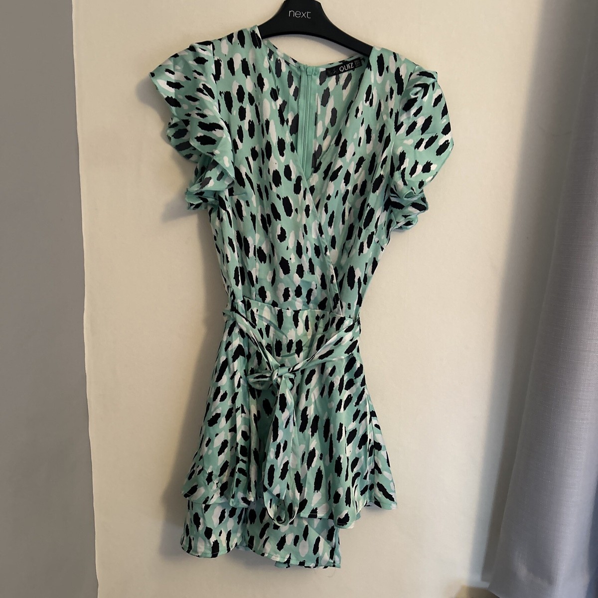 Quiz Animal Print Playsuit UK
