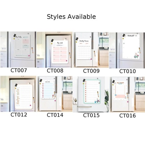 List Magnet Board Sticker Magnetic Memo Notice Refrigerator Rewritable - Picture 4 of 21