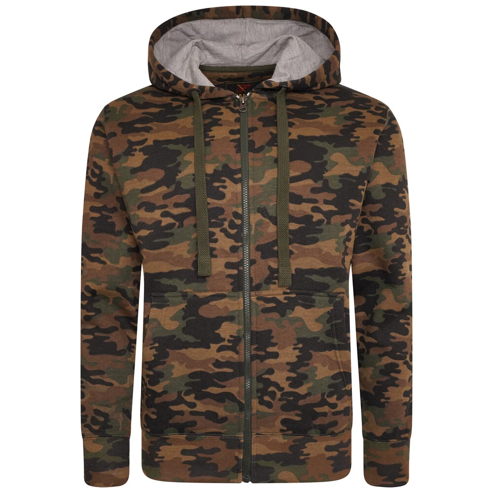 FORGE KHAKI CAMO/CAMOUFLAGE PRINT FLEECE ZIP HOODY 2XL to 8XL
Opens in a new window or tab