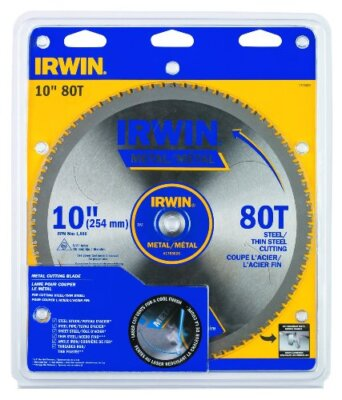 #ad #ad Irwin 4935561 10 Inch 80 Tooth Metal Cutting Circular Saw Blade for Thin Steel $50.92
