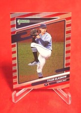 Tyler Glasnow Candy Cane Holo Donruss 2021 Baseball Card #108 /2021