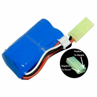 7.4V 2S 800mAh 15C 14500 Li-Ion Battery Mini Tamiya female plug RC