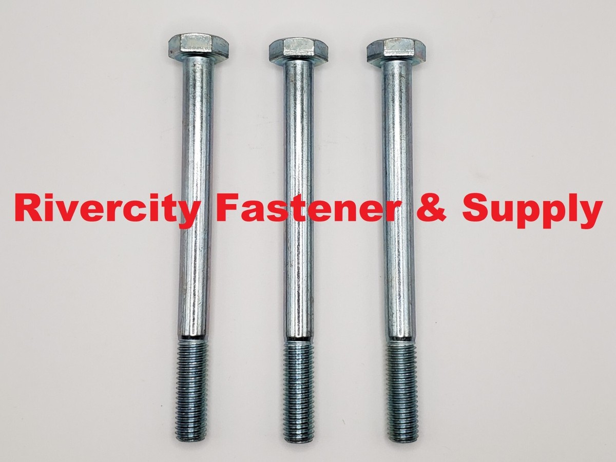 M8-1.25x90 Hex Head Cap Screws / Bolts M8x1.25x90 Zinc 8mm x 90mm