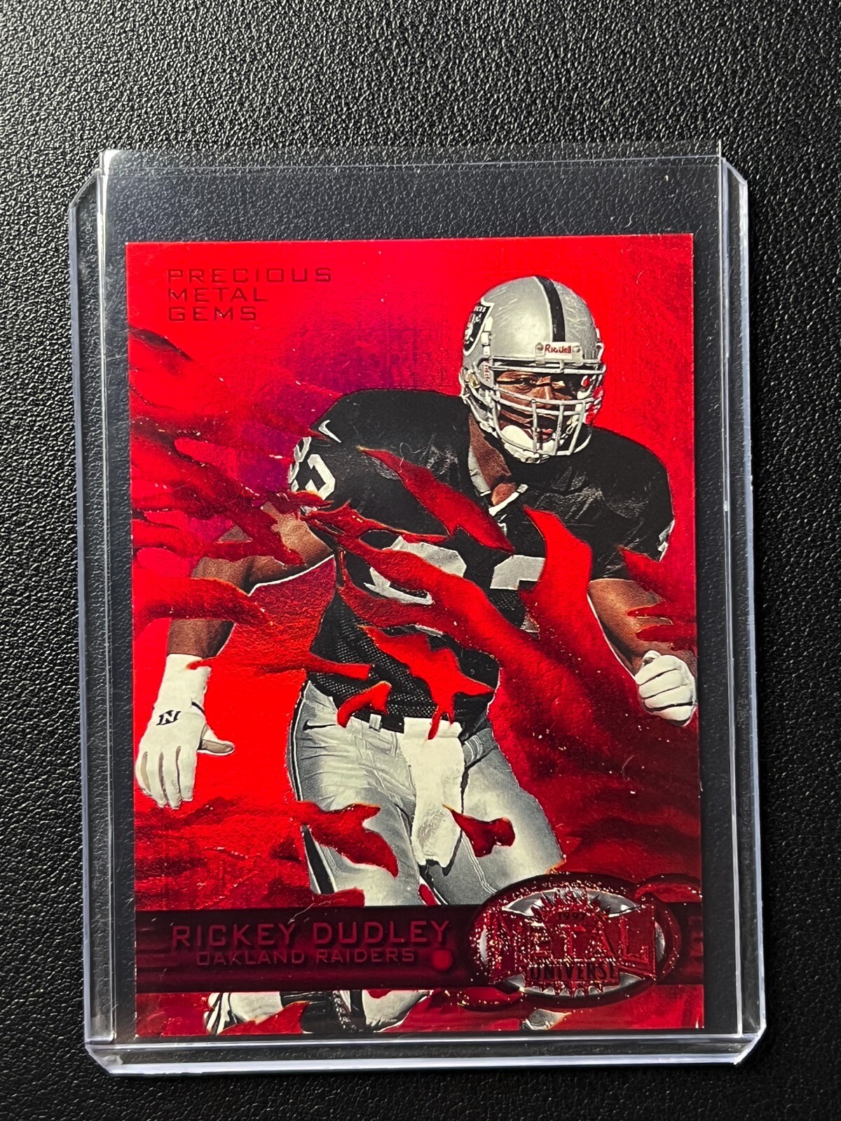 RICKEY DUDLEY 1997 METAL UNIVERSE #40 PRECIOUS METAL GEMS RED PMG 134/150