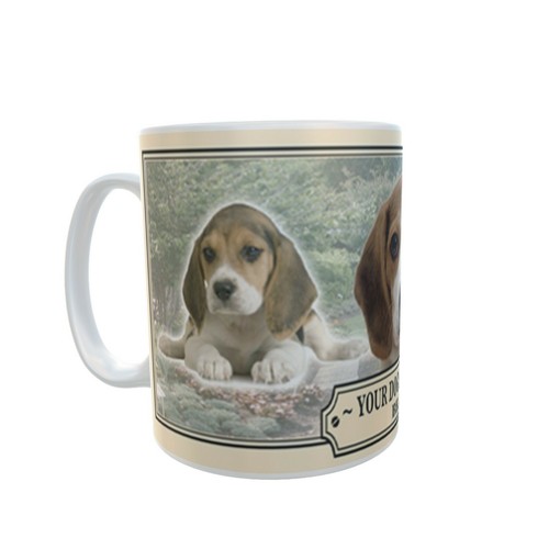 Personalisiert WÄHLEN SIE IHREN HUNDENNAMEN Keramik Tasse Kaffeebecher Geschenk Labor Mops Terrier - Bild 20 von 289