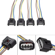 4 x For 2002-2010 Toyota Camry 2.4L Ignition Coil Female Connector Plug Harness