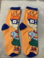 Cartoon Rugrats Chucky Size 9-11 Wacky Socks Unisex . New.