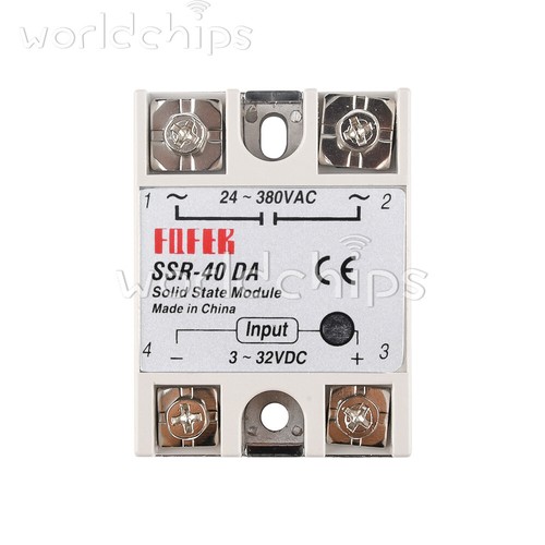 1-10PCS DC3-32V to AC24-380V SSR-40DA 40A Solid State Relay Module Heat Sink US - Picture 10 of 23