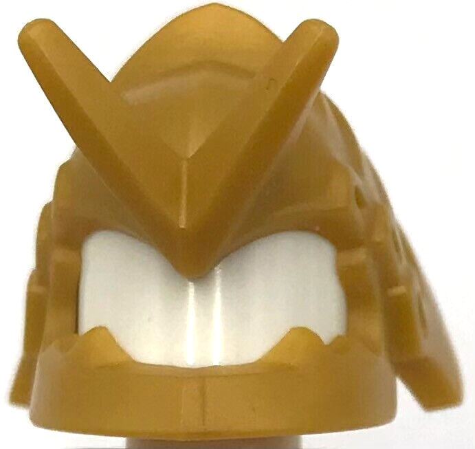 Lego New Pearl Gold Minifigure Headgear Helmet Ninja Samurai