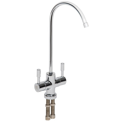 Umkehrosmose RO Unterspüler Trinkwasserfilter Wasserhahn Wasserhahn 1/4'' Chrommischer