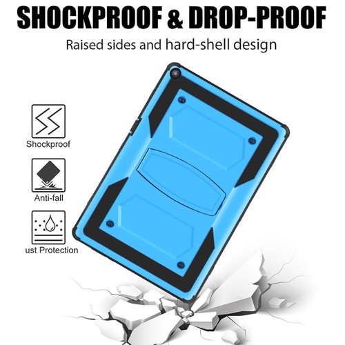 For Walmart Onn 10.1 2nd gen(Model:100011886) Shockproof Hybrid Rugged Case - Picture 19 of 43