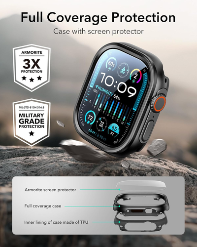 ESR for Apple Watch Ultra 2/1 Case with Screen Protector 49Mm (2024/2023/2022) - Picture 4 of 12