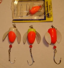 4 Worden's Spin N Glo Lures (3 1 Inch + 3/4 Inch)  FR3