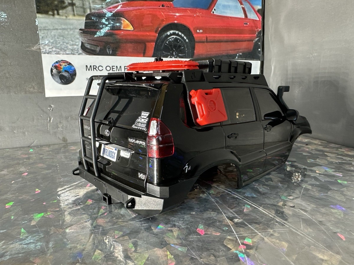 Aluminum RC Car Body Mount For 1/24 AXIAL SCX24 Lexus GX 470 - Front & Rear Bumper Mount