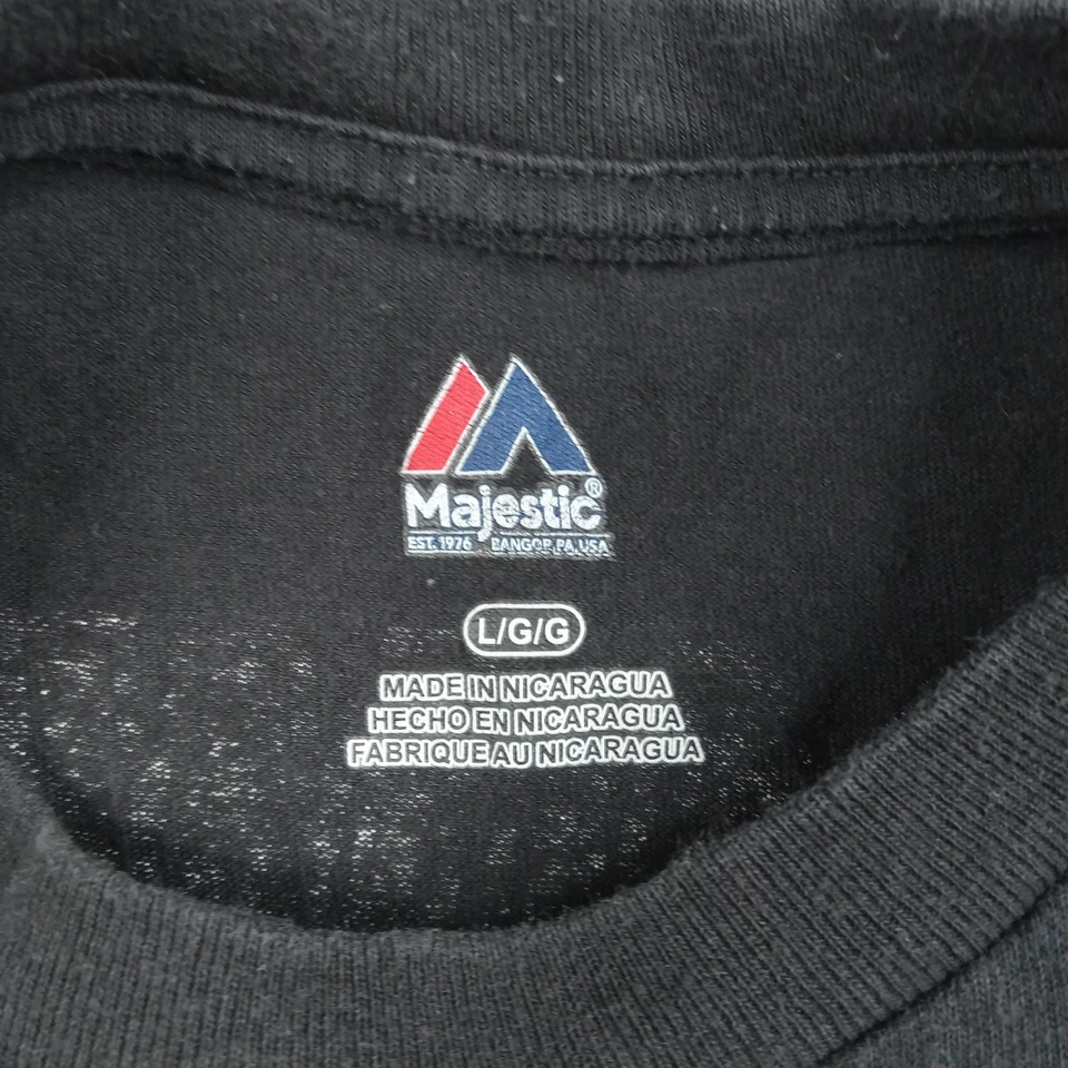 Camiseta Pittsburgh Steelers Para Hombre Grande Negra NFL Fútbol Antonio Marrón Jersey 84 Foto 3 de 4