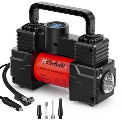 Tire Inflator Portable Compressor Auto Shutoff Pump Car 12V DC Auto Pump with...