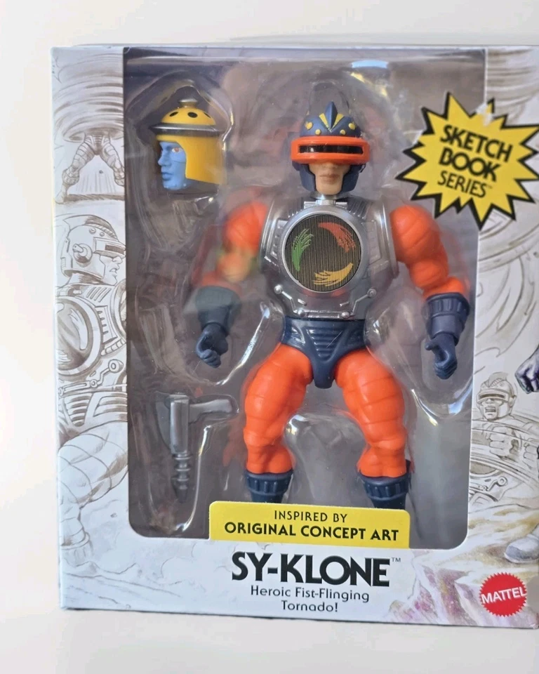 Cuaderno de bocetos de arte conceptual original Masters of the Universe serie SY-KLONE 5,5" NUEVO Foto 4 de 4
