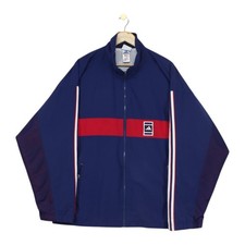 Vintage Adidas Track Jacket Mens Size 42/44 Blue 90s Oversized Full Zip