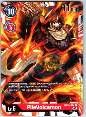 PileVolcamon Uncommon Xros Encounter Normal BT10-014 U NM