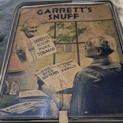 Vintage  GARRETTS SNUFF FAN
